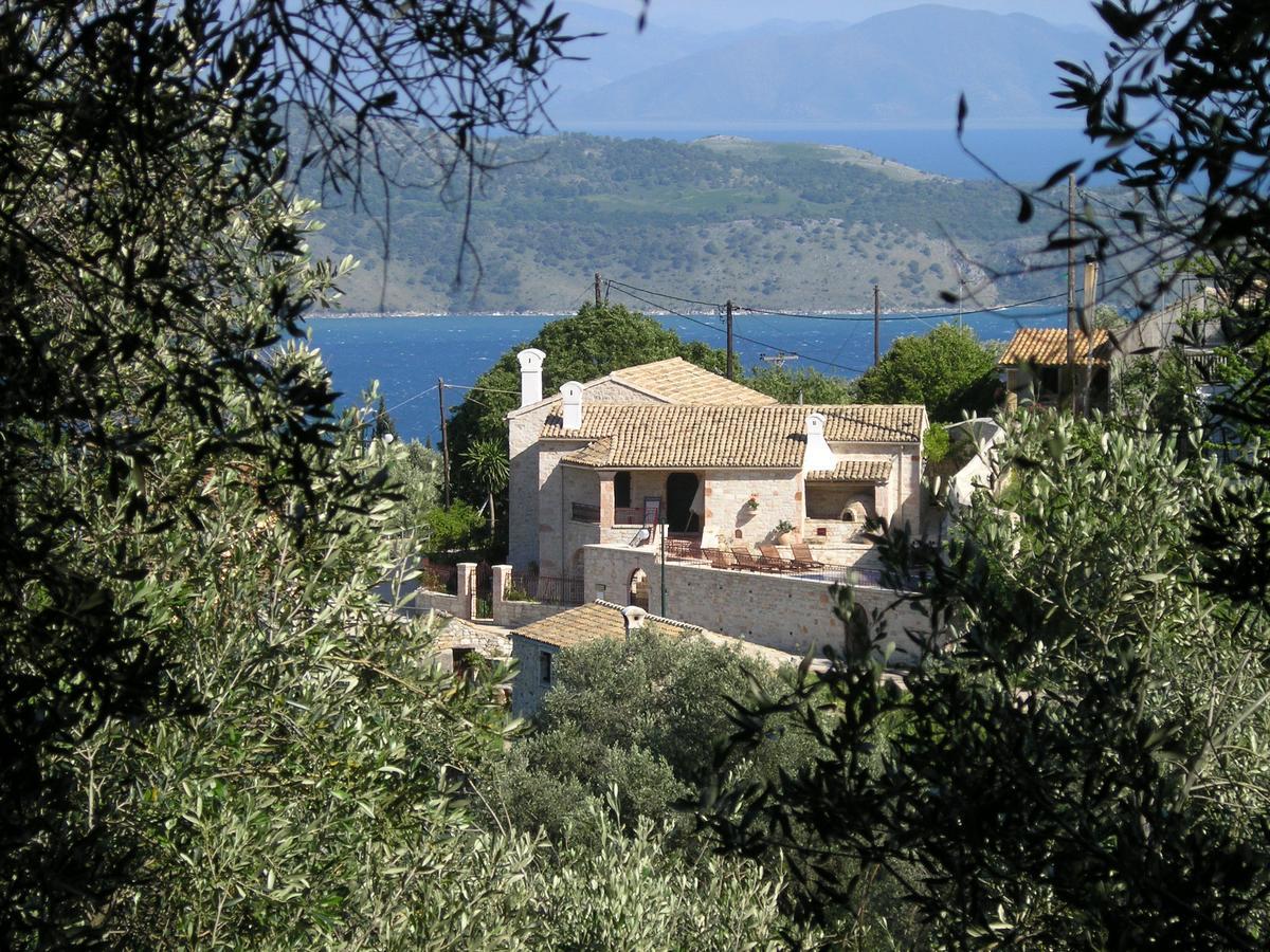 Traditional Stone Villa Olympia Viggla Exterior photo