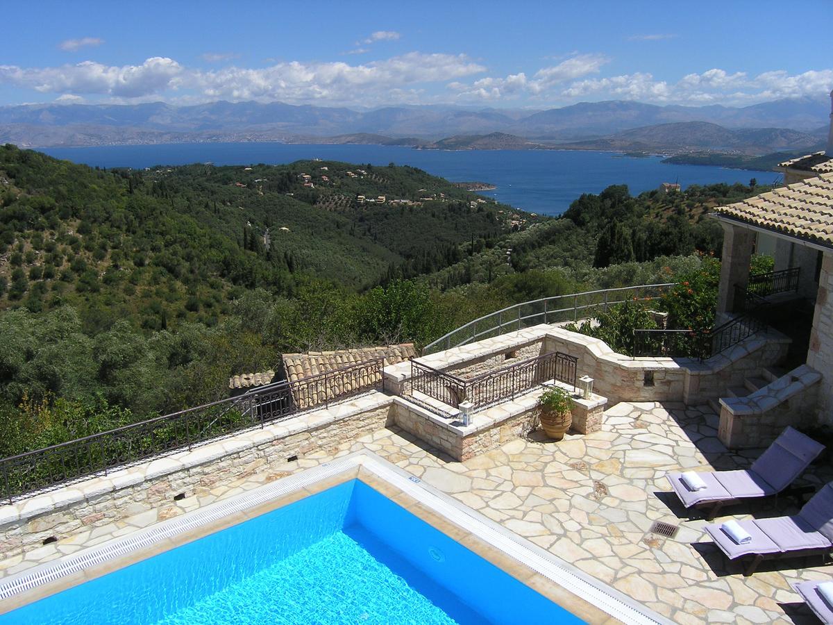Traditional Stone Villa Olympia Viggla Exterior photo