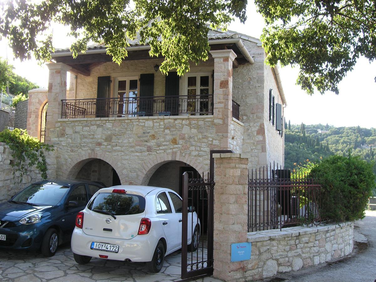 Traditional Stone Villa Olympia Viggla Exterior photo